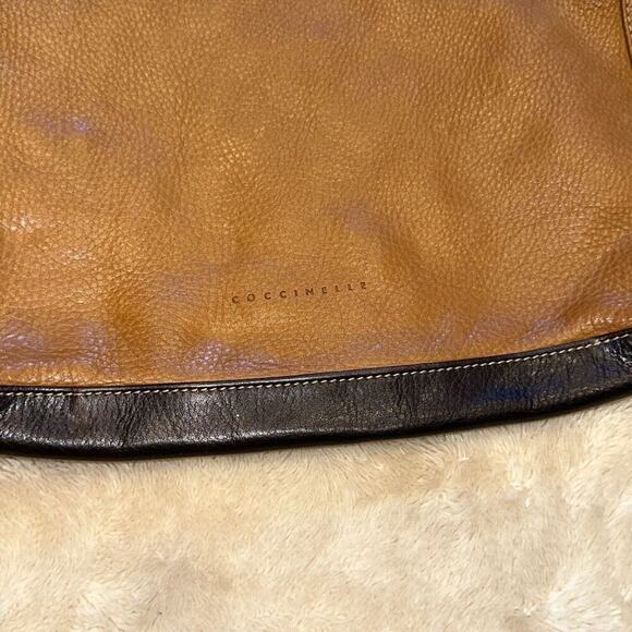 Coccinelle Brown Leather Shoulder Bag | Sz OS - Picture 3 of 5
